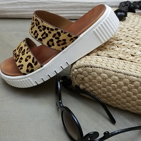 Altar'd State Shoes - Leopard Sandals